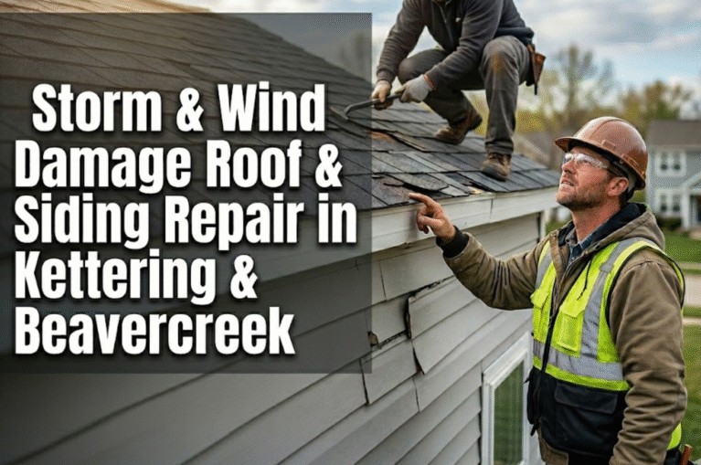Storm & Wind Damage Roof & Siding Repair in Kettering & Beavercreek