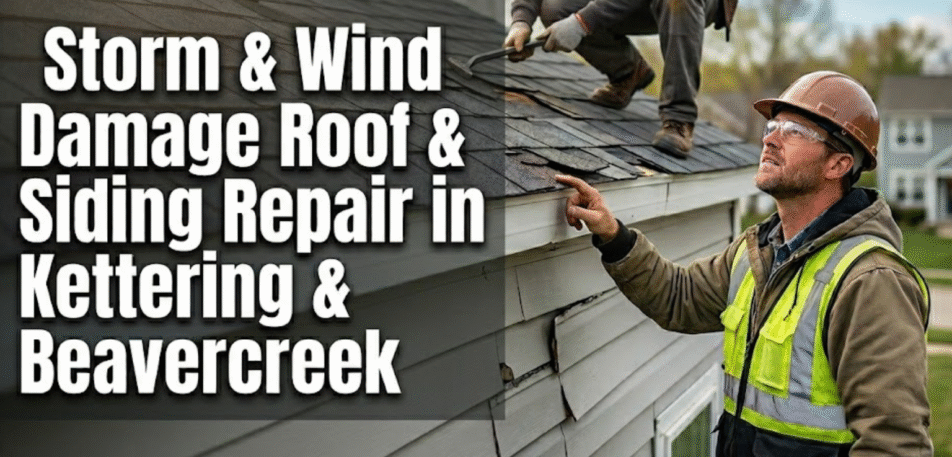 Storm & Wind Damage Roof & Siding Repair in Kettering & Beavercreek