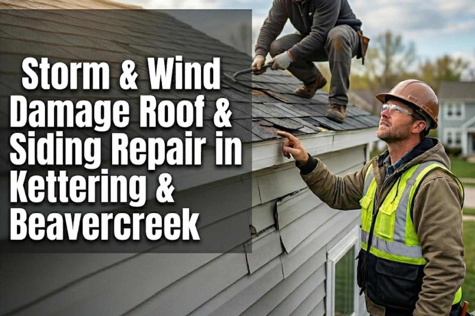 Storm & Wind Damage Roof & Siding Repair in Kettering & Beavercreek