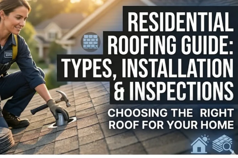 Residential Roofing Guide: Types, Installation & Inspections