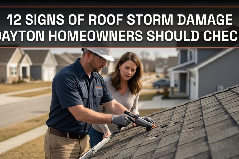 12 Signs of Roof Storm Damage Dayton Homeowners Should Check