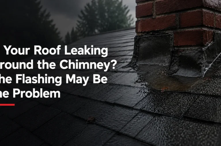 Is Your Roof Leaking Around the Chimney? The Flashing May Be the Problem