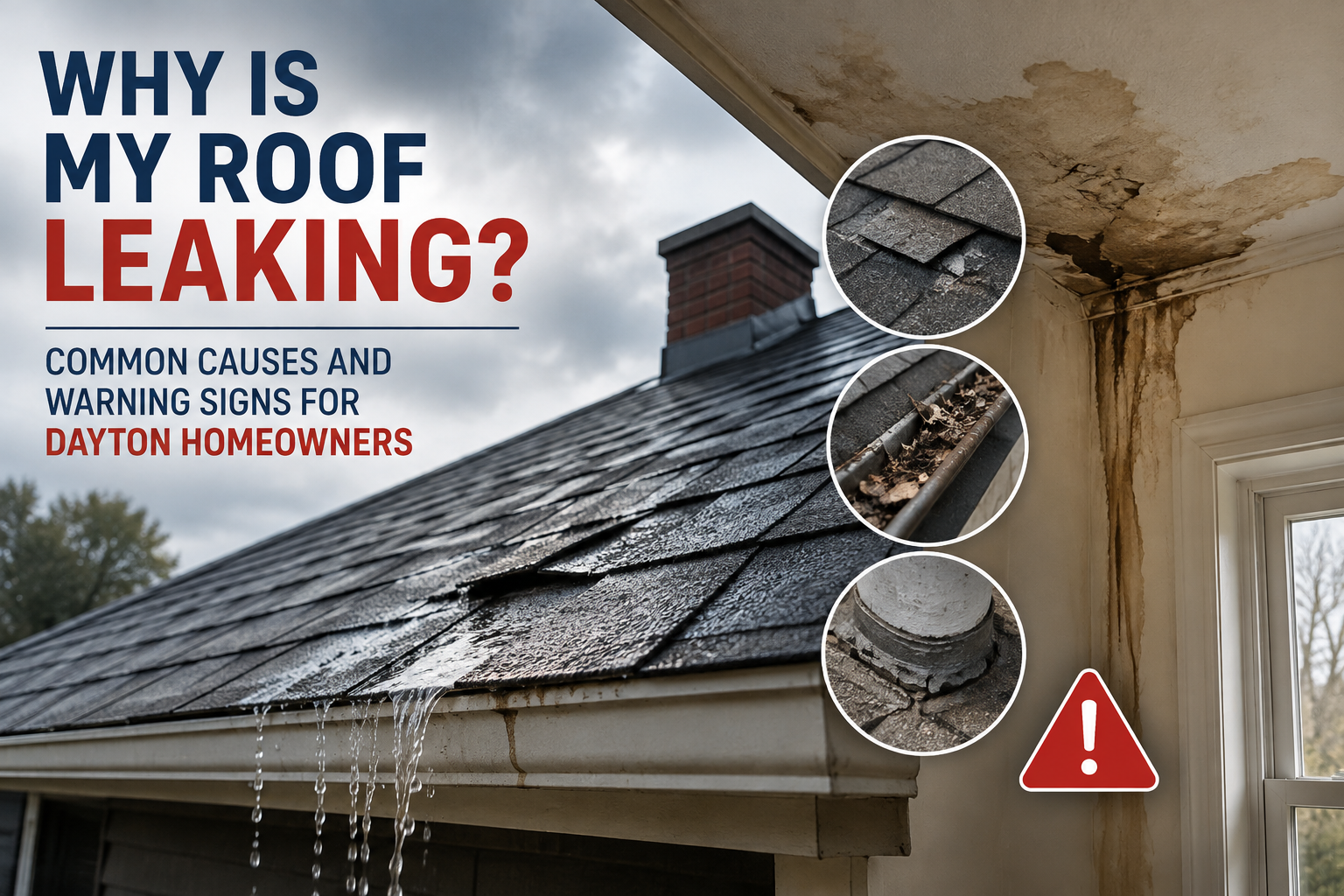 Why Is My Roof Leaking Common Causes and Warning Signs for Dayton Homeowners